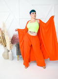 Orange Cardipants Set